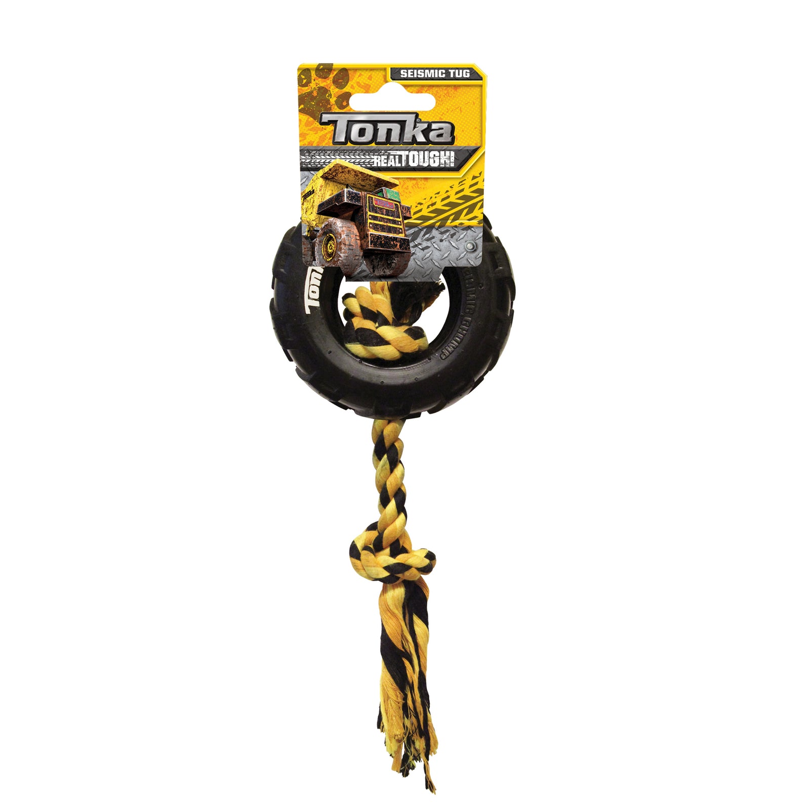 Corde à tirer Tonka avec pneu, petite, diam. 9,5 cm (3,8 po) - La niche&moi