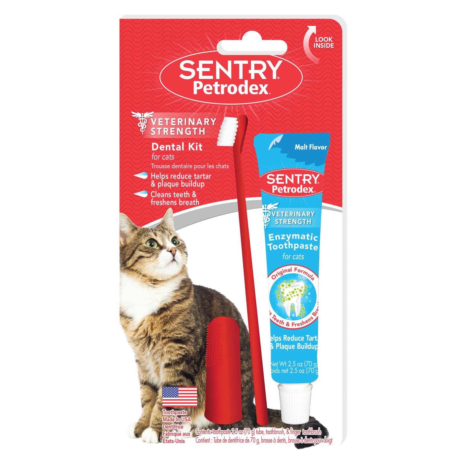 Trousse de soins dentaires VS Petrodex Sergeant’s pour chats - La niche&moi