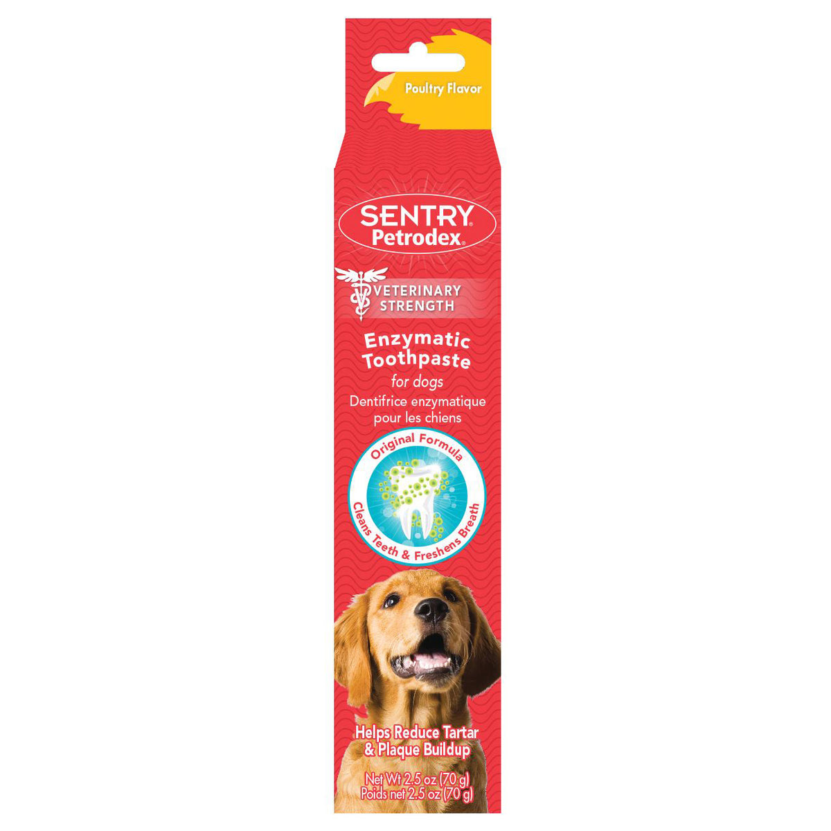 Dentifrice Petrodex Sergeant’s pour chiens, saveur de poulet, 71 g (2,5 oz) - La niche&amp;moi