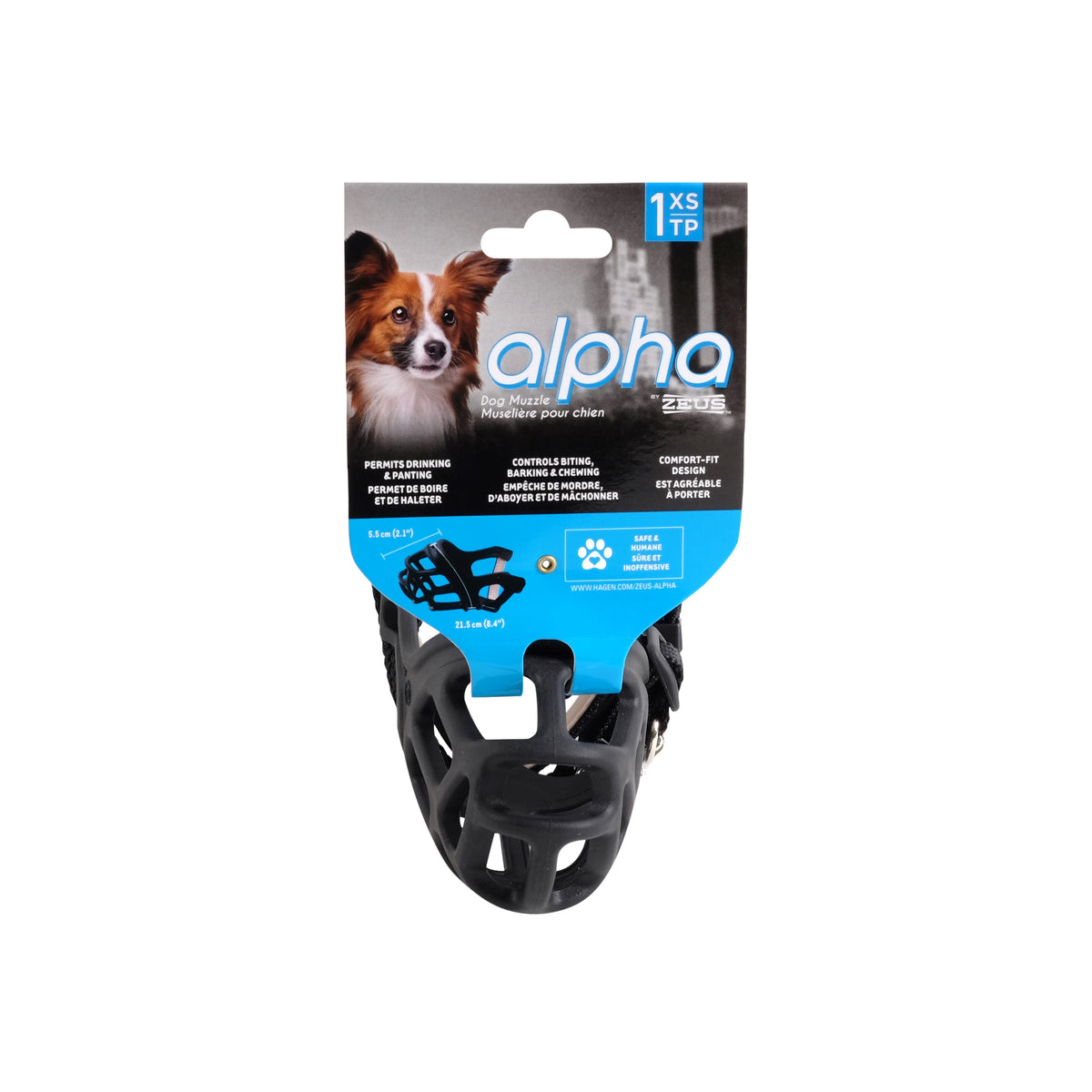 Muselière Alpha Zeus pour chien - La niche&amp;moi