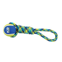 Zeus Fitness Tennis Ball Rope Tug - 22.9 cm (9 in)