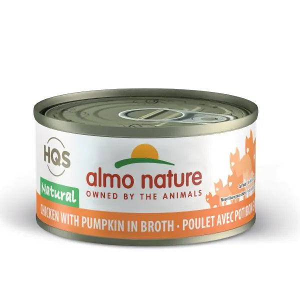 Almo Nature Natural pour Chat, Poulet avec Potiron au Bouillon 70 g. - La niche&amp;moi