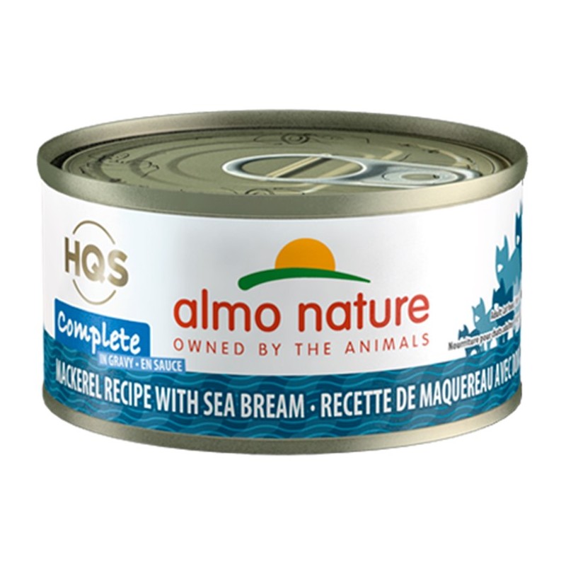 Almo Nature Complete pour Chat Recette de maquereau avec dorade en sauce  70 g. - La niche&amp;moi