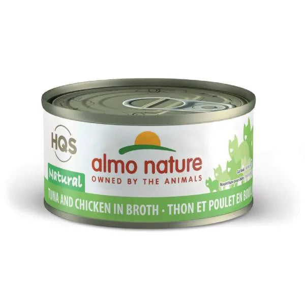 Almo Nature Natural pour Chat, Thon et Poulet en Bouillon 70 g. - La niche&amp;moi