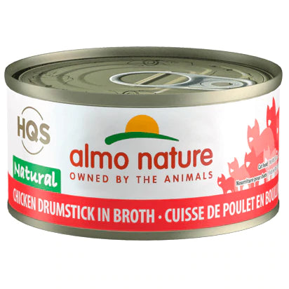 Almo Nature Natural for Cat, Chicken Drumstick in Broth 70 g.