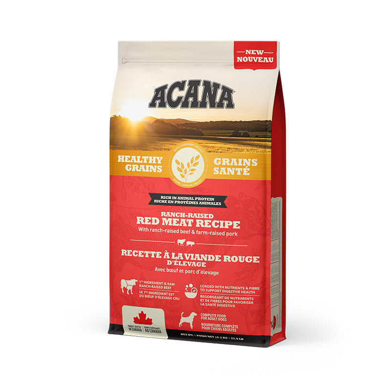 Acana Recette Grains santé à la viande rouge d’élevage - La niche&moi