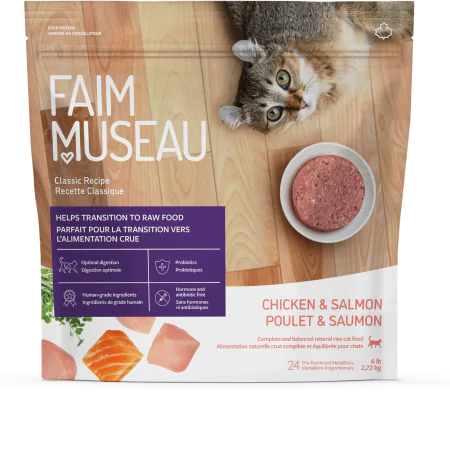 Chicken and Salmon from Faim Museau 6lb (24 medallions)