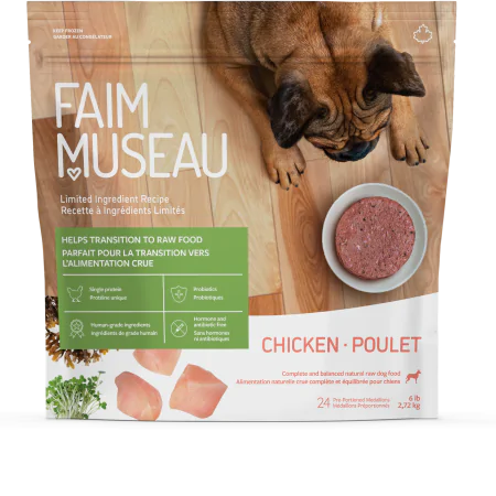 Simply Chicken from Faim Museau 6lb (24 medallions)