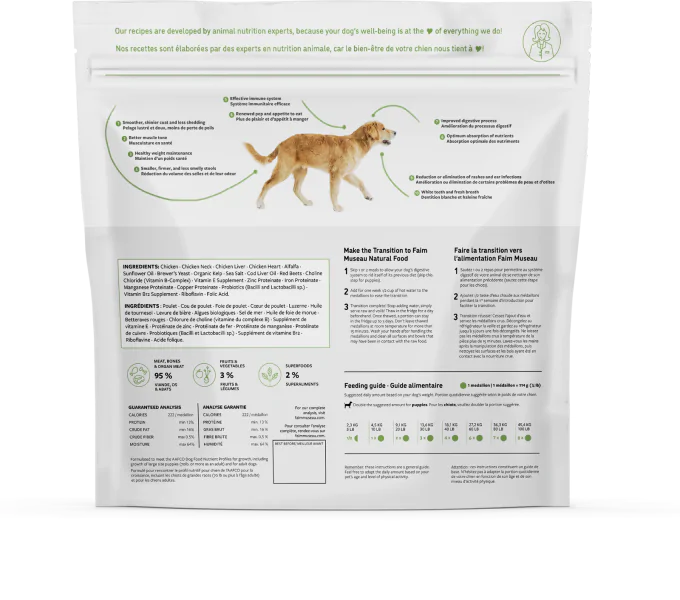 Simplement Poulet de Faim Museau 6lb (24 médaillons) - La niche&amp;moi