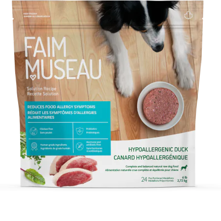Hypoallergenic Duck from Faim Museau 6lb (24 medallions)