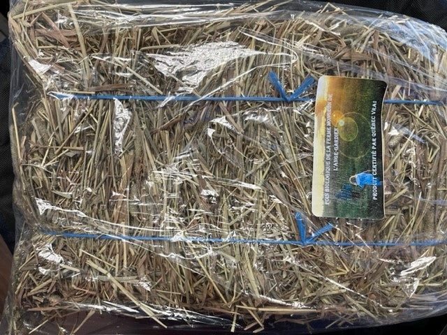 Foin Timothée Biologique Du Québec 1kg - La niche&amp;moi