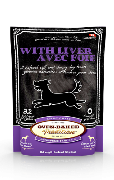 Natural and Tender Dog Treats Oven-Baked - Liver 227 g (8 oz.)