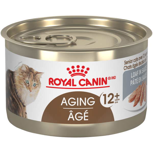 Royal Canin ÂGÉ 12+ FINES TRANCHES EN SAUCE – nourriture en conserve pour chats 85 g.
