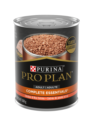 Purina Pro Plan Complete Essentials pour Chien, Entrée de Poulet et Riz 368 g. - La niche&amp;moi