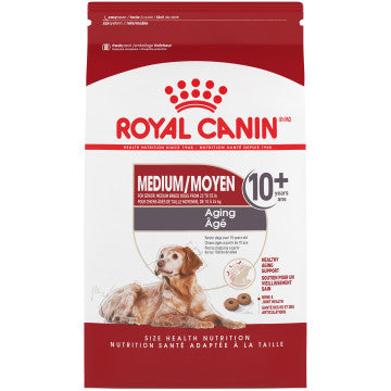 Royal Canin MOYEN ÂGÉ 10+ nourriture sèche pour chiens 13.6KG (30LB)