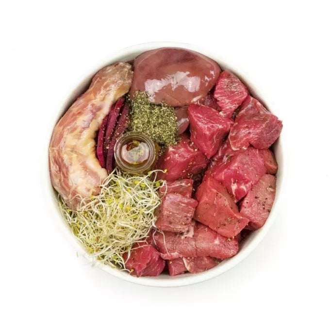 Simplement Boeuf de Faim Museau 6lb (24 médaillons) - La niche&amp;moi