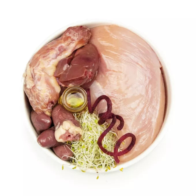 Simplement Poulet de Faim Museau 6lb (24 médaillons) - La niche&amp;moi